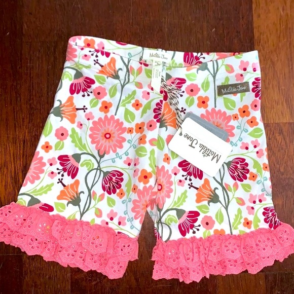 NEW MATILDA JANE GIRLS RUFFLE SHORTS SZ 8